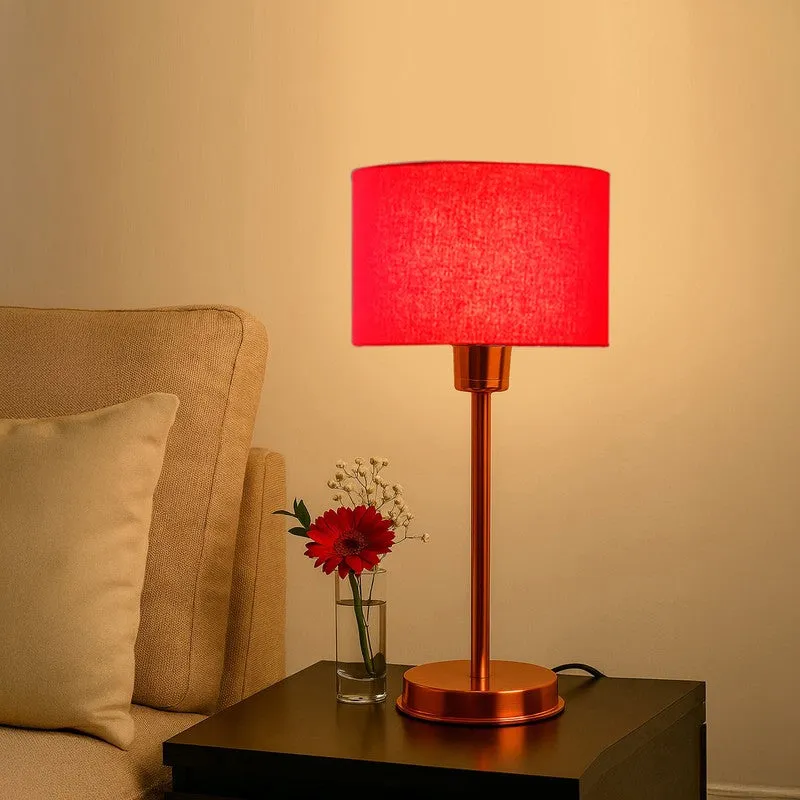 Kavira Kyne Metal Table Lamp - Red media 3