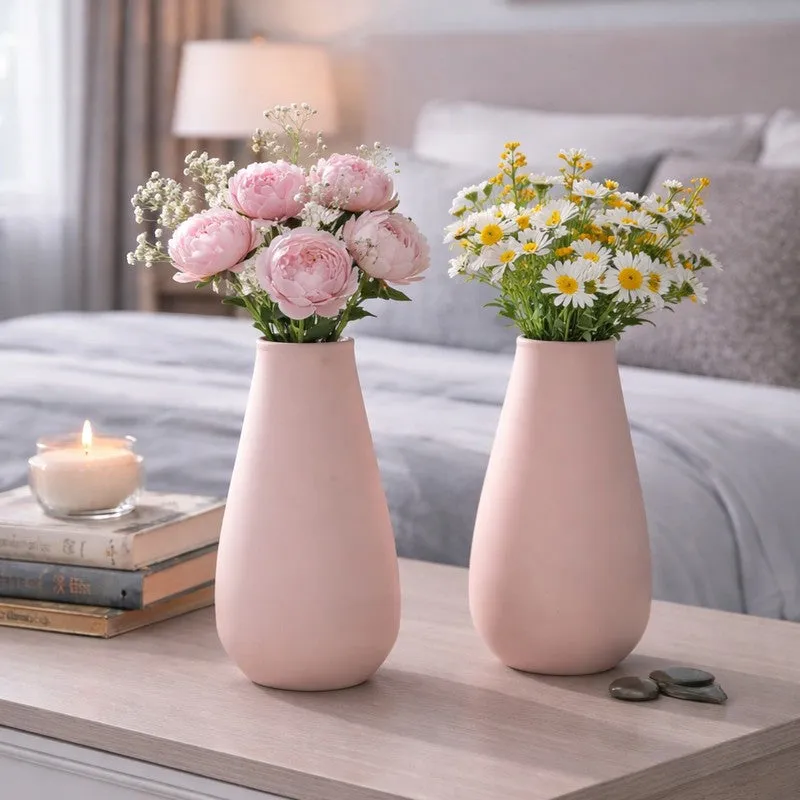 Celestial Curve Vase (Pink) - Set of Two media 3