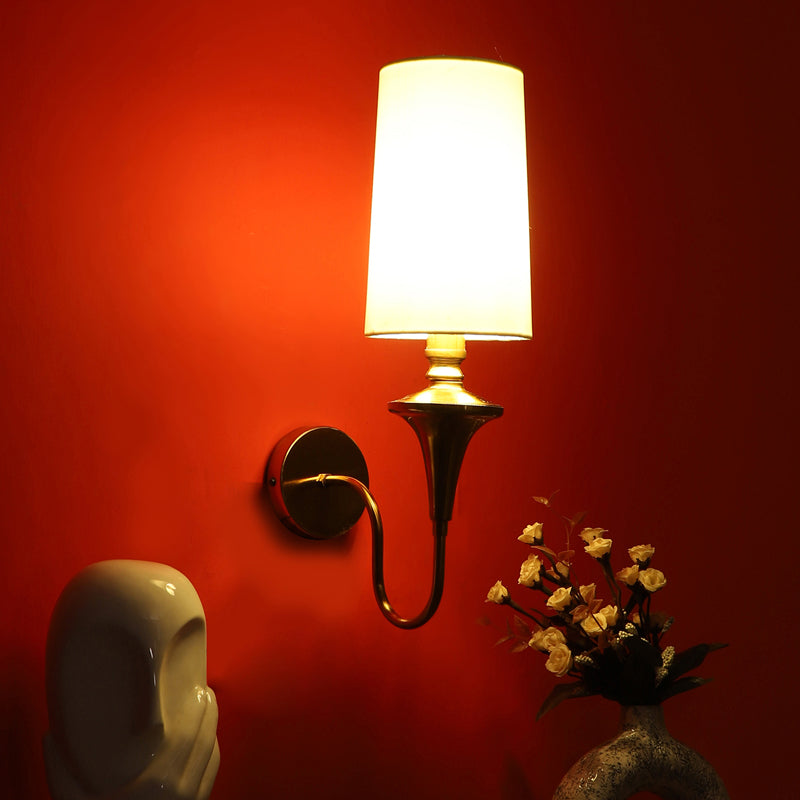 Leino Cotton & Iron Wall Lamp media 4