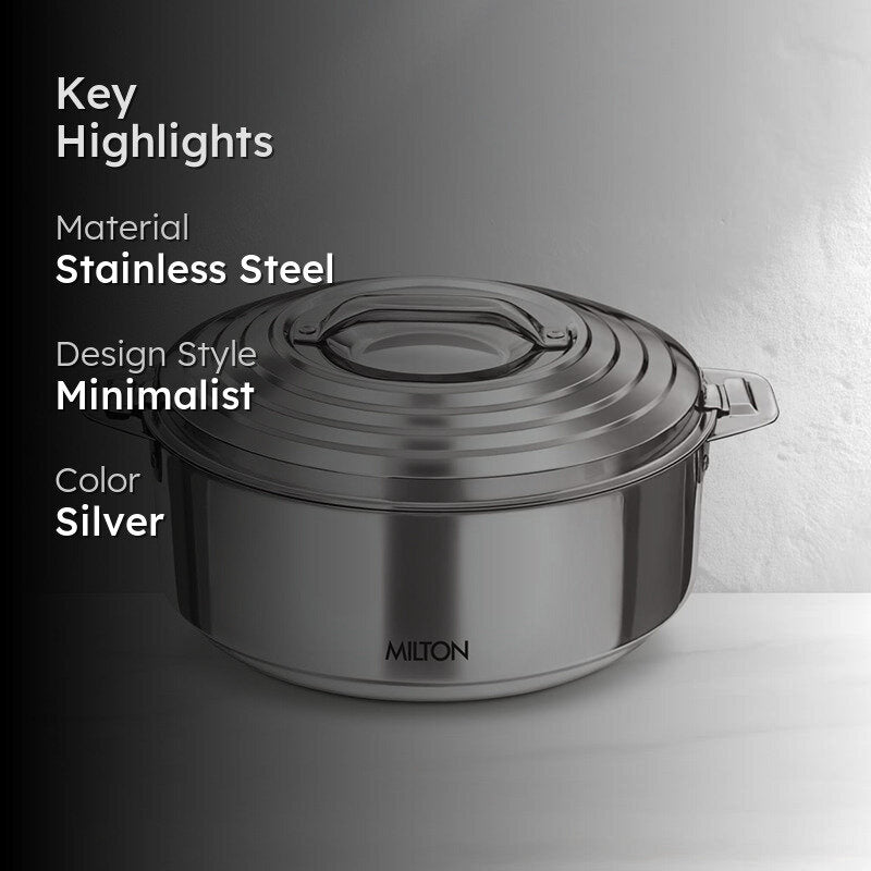 Milton Braise Stainless Stee Double-Walled Casserole - 2.5 L media 2