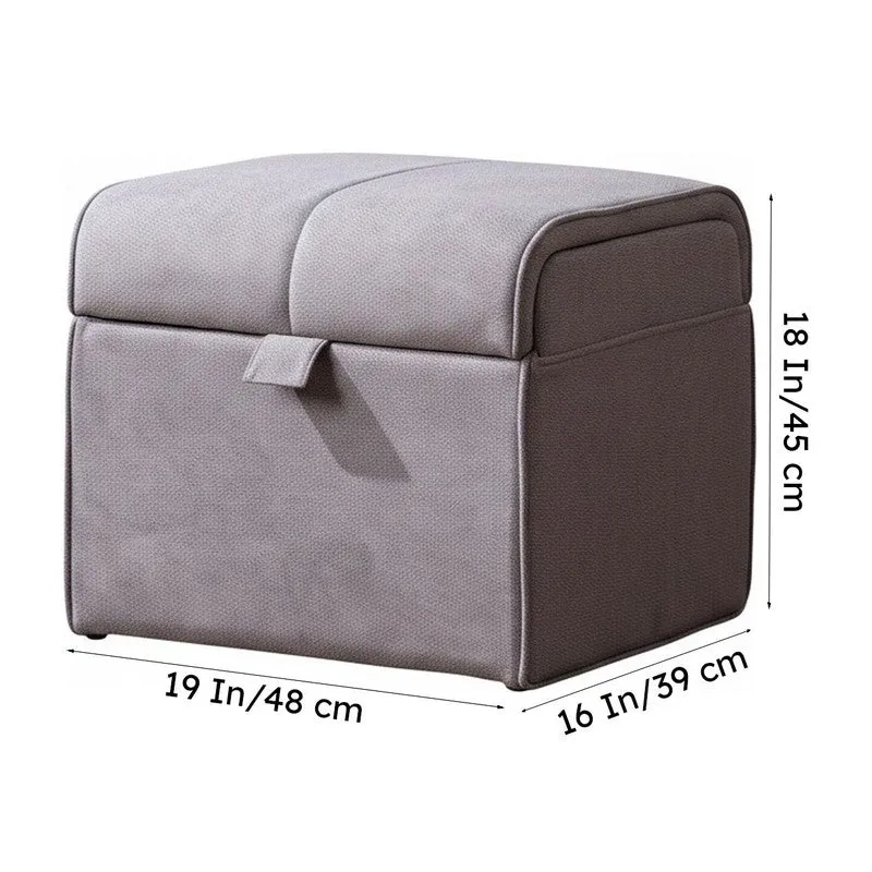 Dotty Polyster Ottomans - Grey media 10