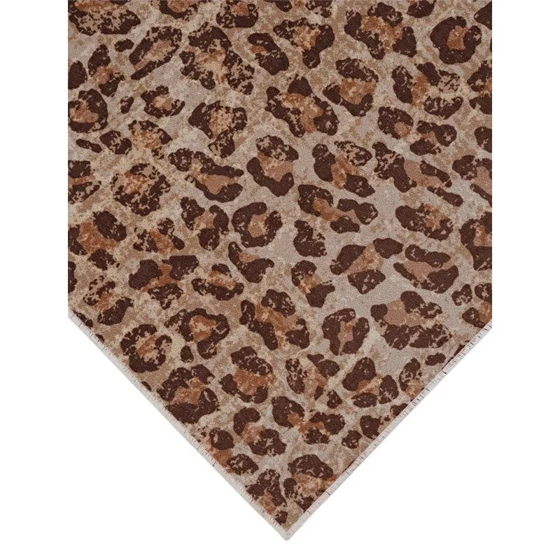 Leoperd Loom Carpet - Dark Brown media 6
