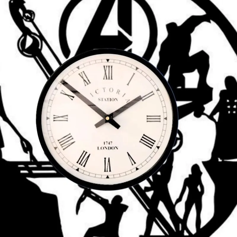 Astronyx Steel Analog Wall Clock - Black media 5