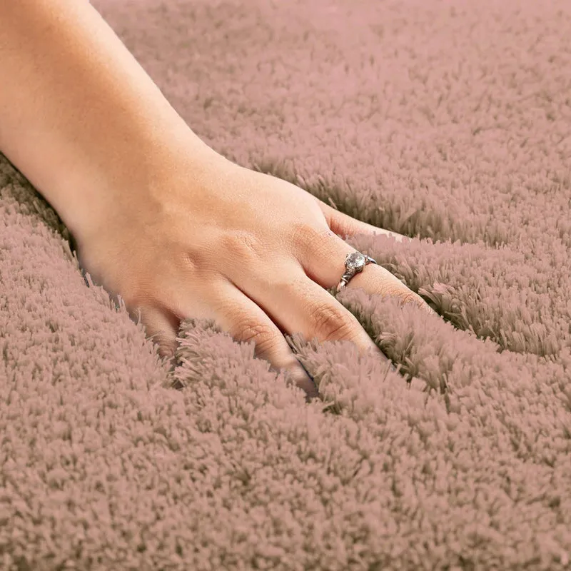 Vegas Luxe Micro Fiber Runner Rug - Peach media 4