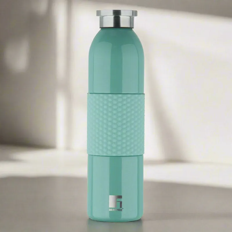 Bergner Walking Mid Grip Thermosteel Hot And Cold Flask (Green) - 600 mL media 5