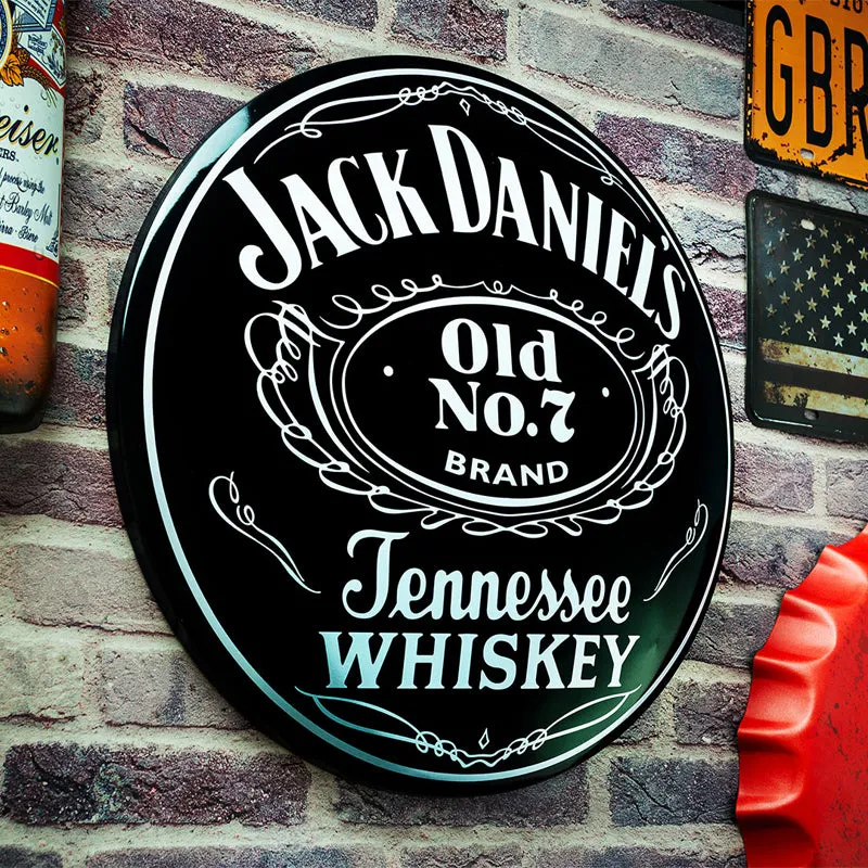 Jack Daniels Button Metal Wall Accent media 1