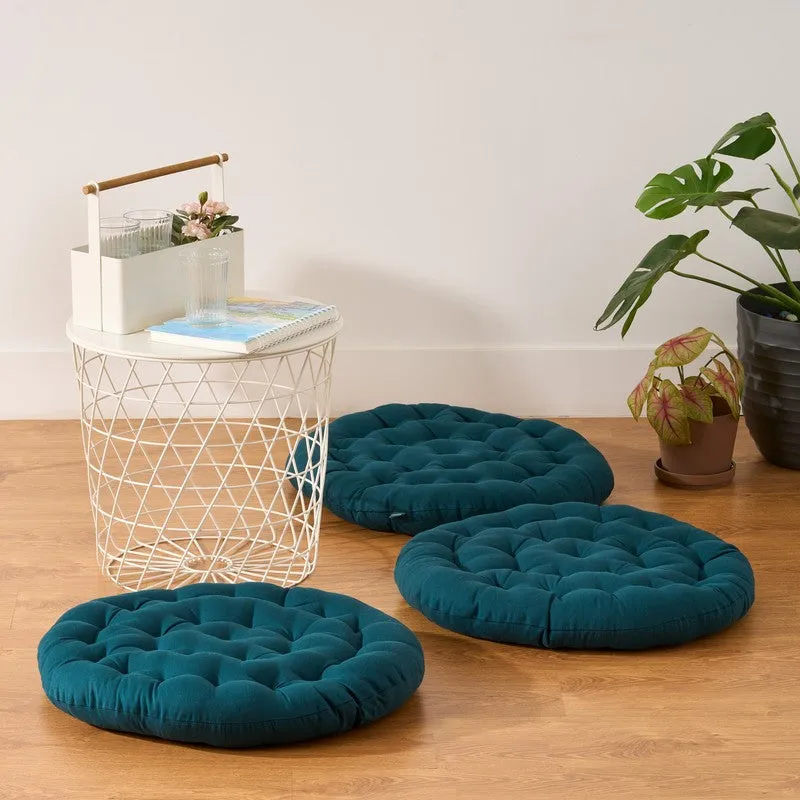 Gloria Floor Cushion (Botanical Green) - Set Of Three media 1