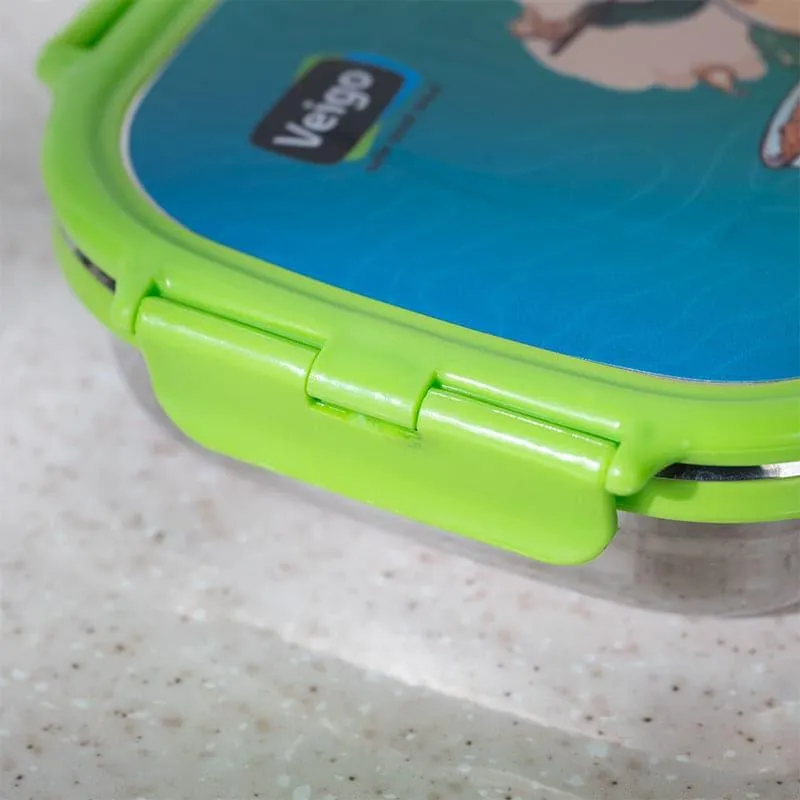 Croc Whimsy Green Lunch Box (775/150 mL) - Two Piece Set media 5