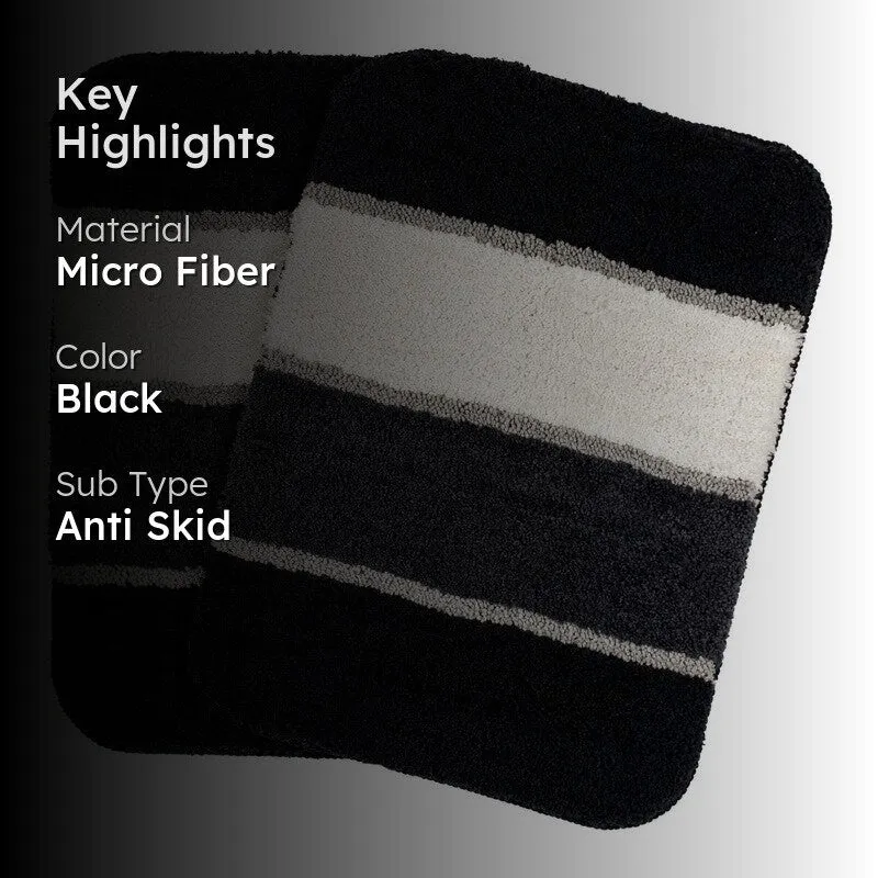 CloudStep Bathmat ( black ) - Set Of Two media 2