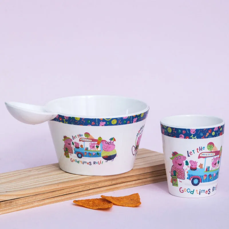 Servewell Peppa Pig Kids Dining Set - Two Piece Set media 1