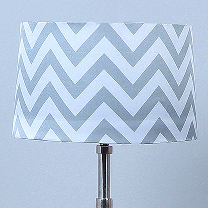 Chevron Light Printed Tripod Floor Lamp media 4