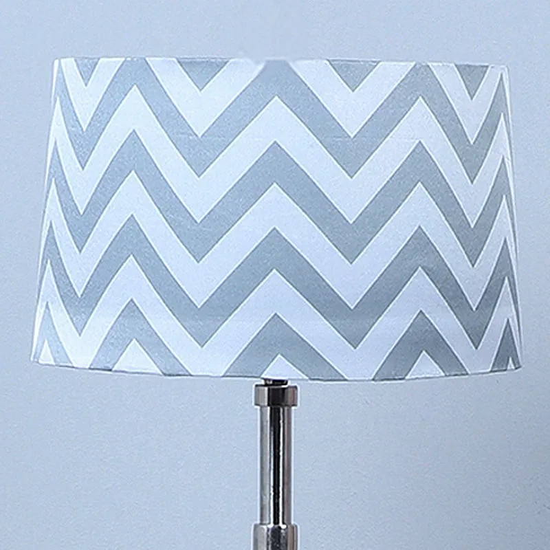 Chevron Light Printed Tripod Floor Lamp media 4