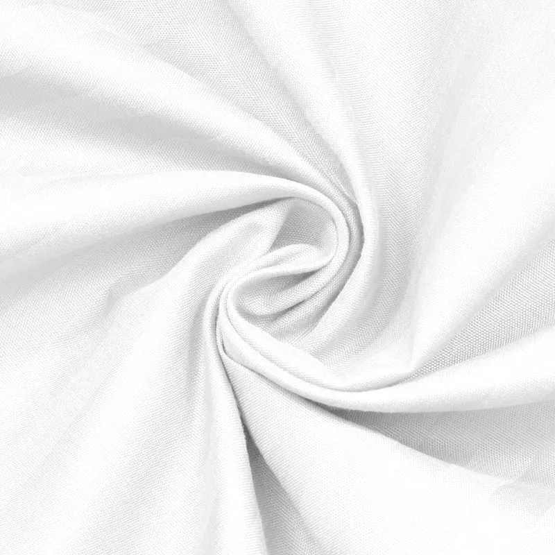 Sofia Solid Microfiber Bedsheet (White) - 150 GSM media 3