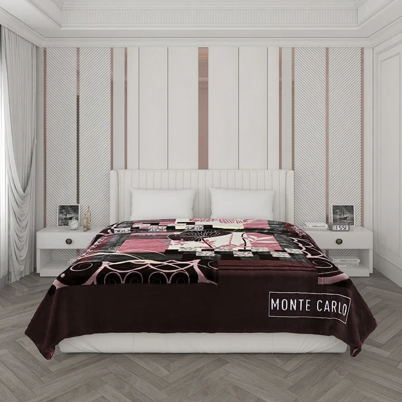 Monte Carlo Crimson Luxe Blanket - 1000 GSM media 3