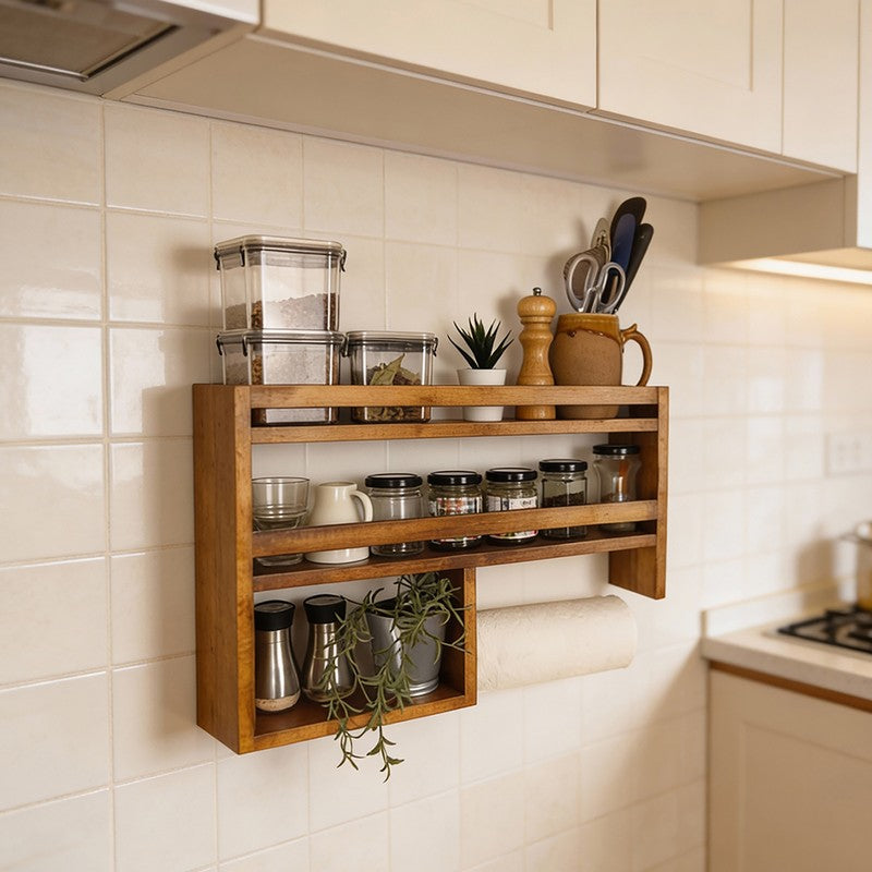 Moduno Wooden Kitchen Storage Rack media 3