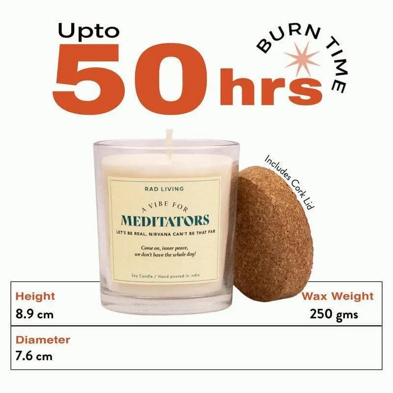 Meditators - Nag Champa Scented Candle media 6