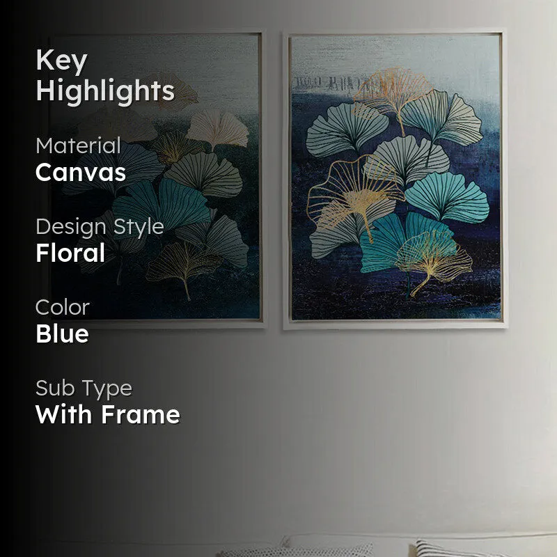 Leaf Imprints Wall Art - Set Of Two media 2