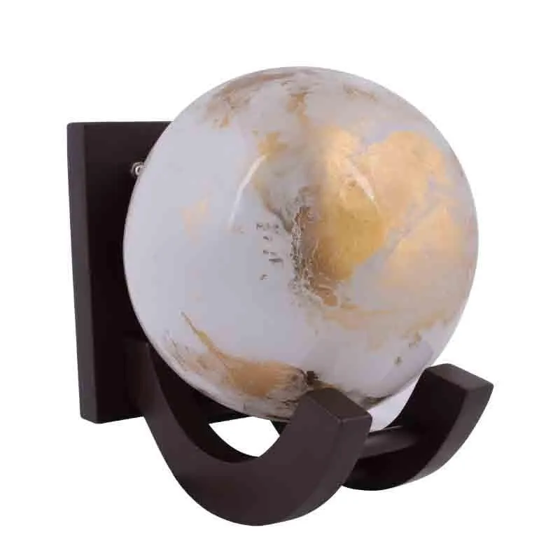 Eclipse Glass & Wooden Wall Lamp media 4