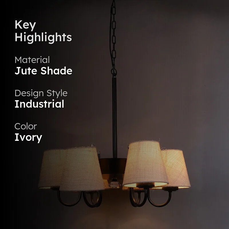 Viya Conical Ceiling Lamp - White media 2