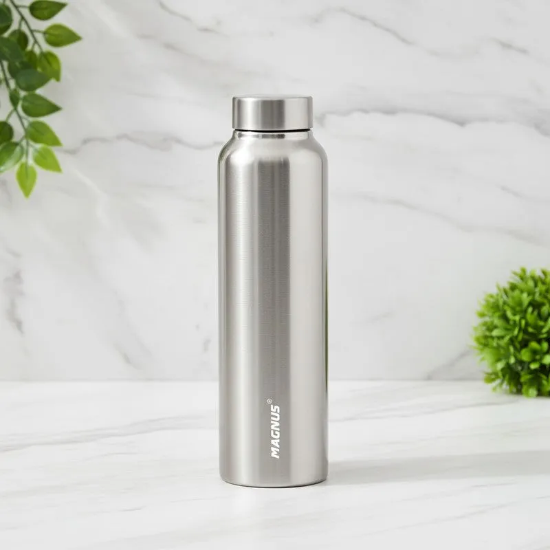 Hydrix Stainless Steel Water Bottle (Silver) - 750 mL media 1