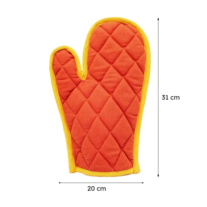 Swayam Teplo Kitchen Gloves (Orange & Yellow) - Set Of Two media 9
