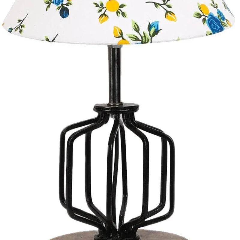 Floral Cosmo Fabric Table Lamp media 6