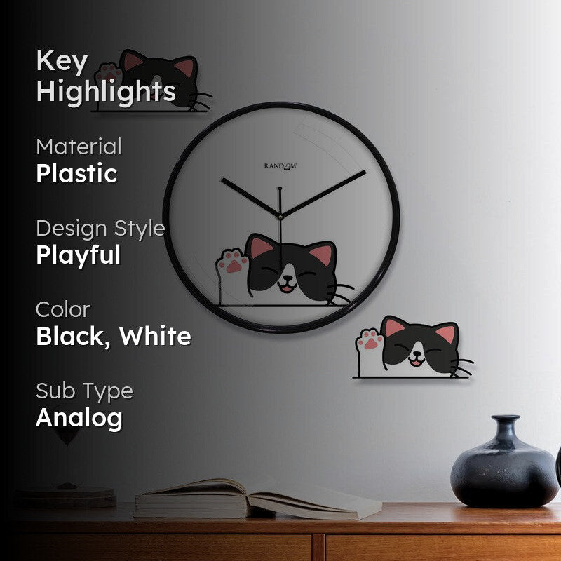 AuroraCat Wall Clock media 2