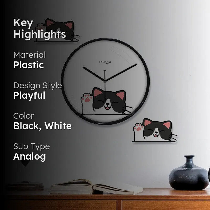 AuroraCat Wall Clock media 2