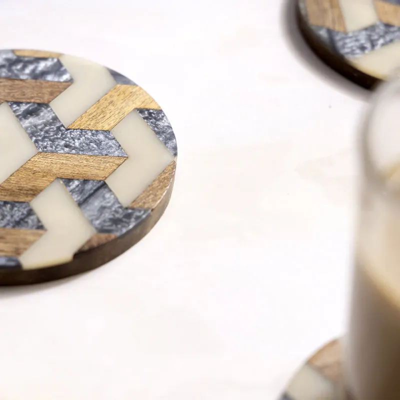 Vara Ethnic Coaster With Stand media 3