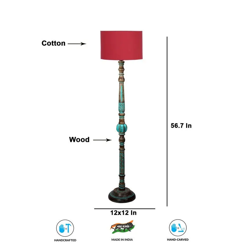CylindraEdge Luxe Floor Lamp (Red) media 8