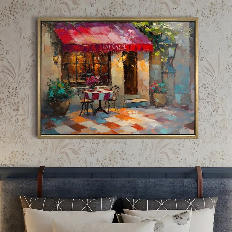Boulevard Canvas Wall Painting With Frame media 5