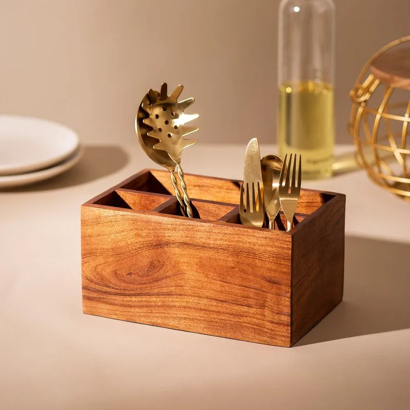 Grainora Wooden Cutlery Holder media 4