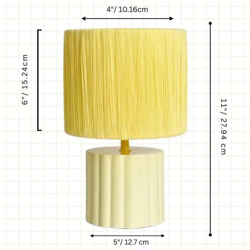 Velton Studio Cotton Table Lamp - Yellow media 7