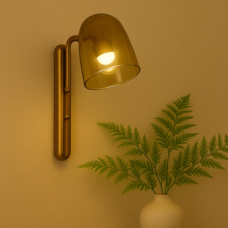 Drop Cone Metal & Glass Wall Lamp media 5