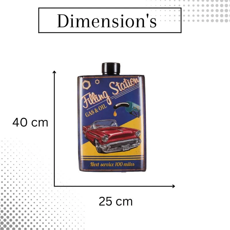 Filling Station Whiskey Bottle Metal Wall Accent media 8