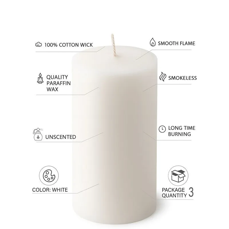 PureBloom Natural Aroma Candle (White) - Set Of Three media 9