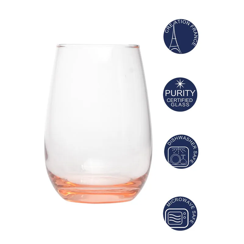 Luminarc Maine Glass (370 mL/Pink) - Set Of Six media 5