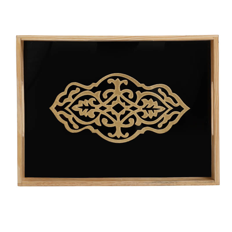 Embossed Grandeur Serving Tray - Set Of Two media 4