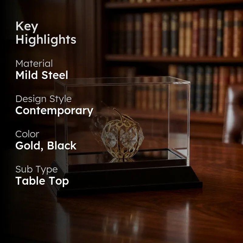 Golden Apple Fusion 24K Gold Plated Mild Steel Showpiece media 2