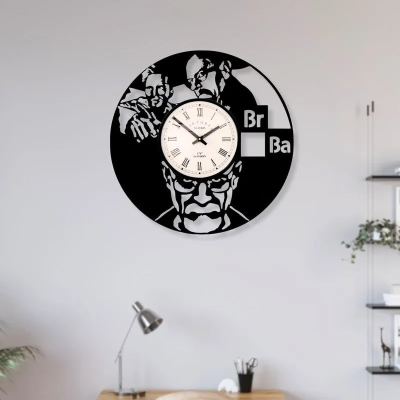 Quirk Steel Analog Wall Clock - Black media 3
