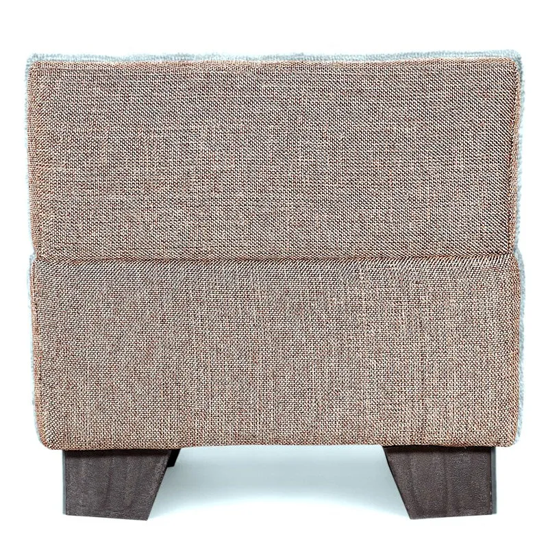 Krixon Pine Wood Pouffe - Beige media 4