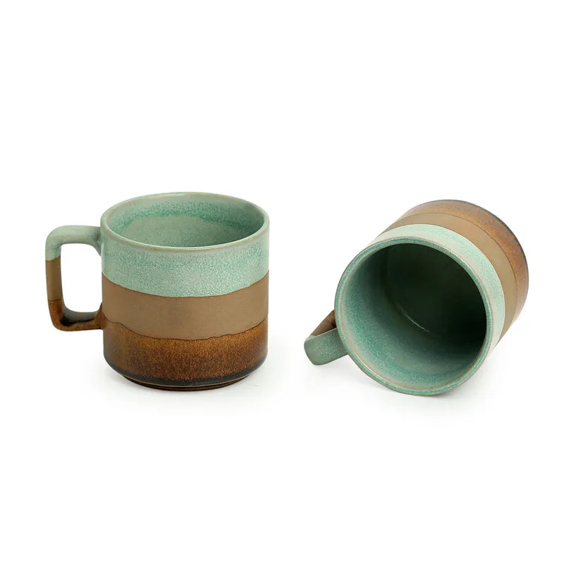 Mint Ceramic Coffee Mug (362 mL Each) - Set of Two media 4