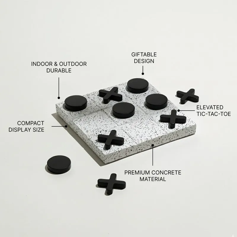 Fig Living Tic-Tac-Toe Luxe Ceramic Showpiece media 1