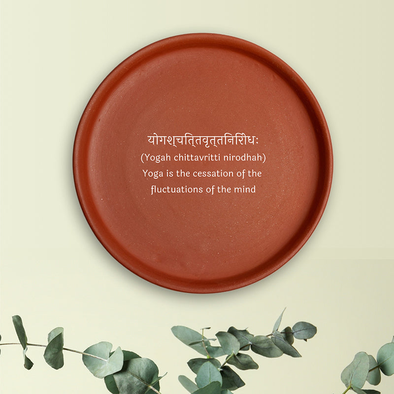Yogah Terracotta Wall Plate media 4