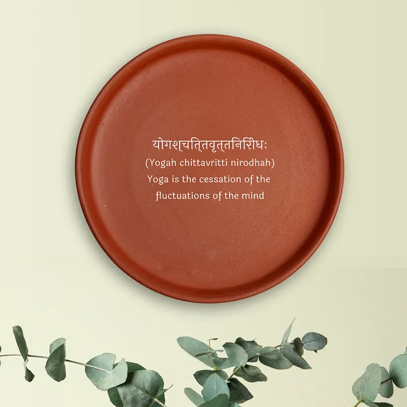 Yogah Terracotta Wall Plate media 4