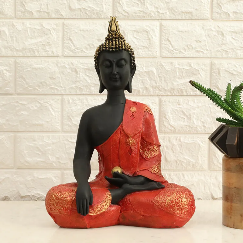 Thinking Buddha Idol - Red media 1