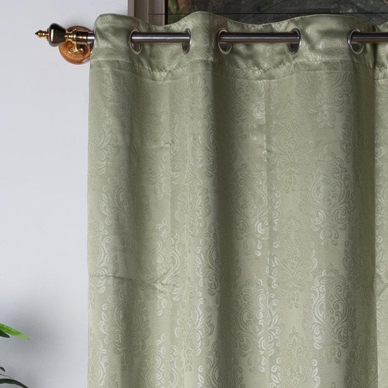 Swayam Earthy Green Curtain media 4