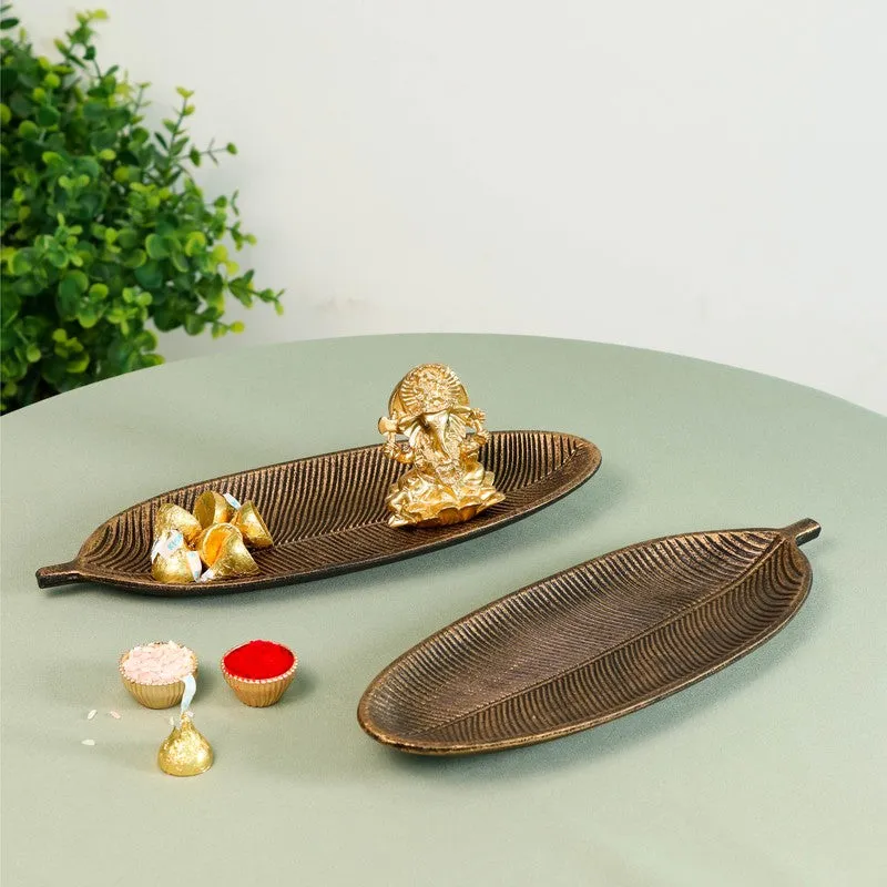 Chicora Accent Tray (Brown) - Set Of Two media 1
