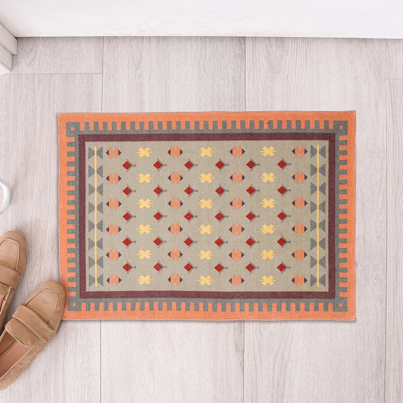 Velora Cotton Door Mats - Beige media 6
