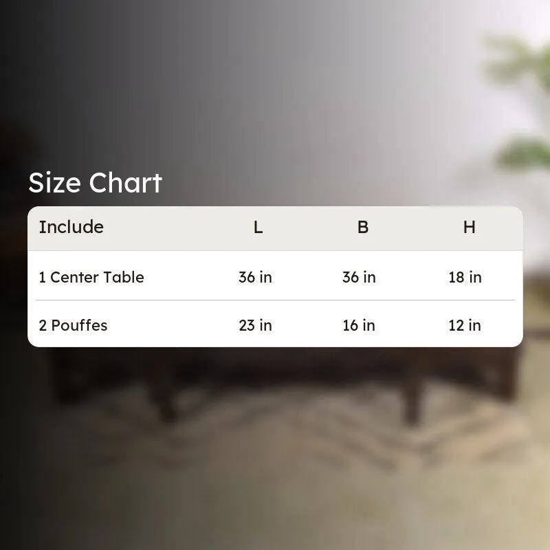 Samara Teak Wood Center Table media 7